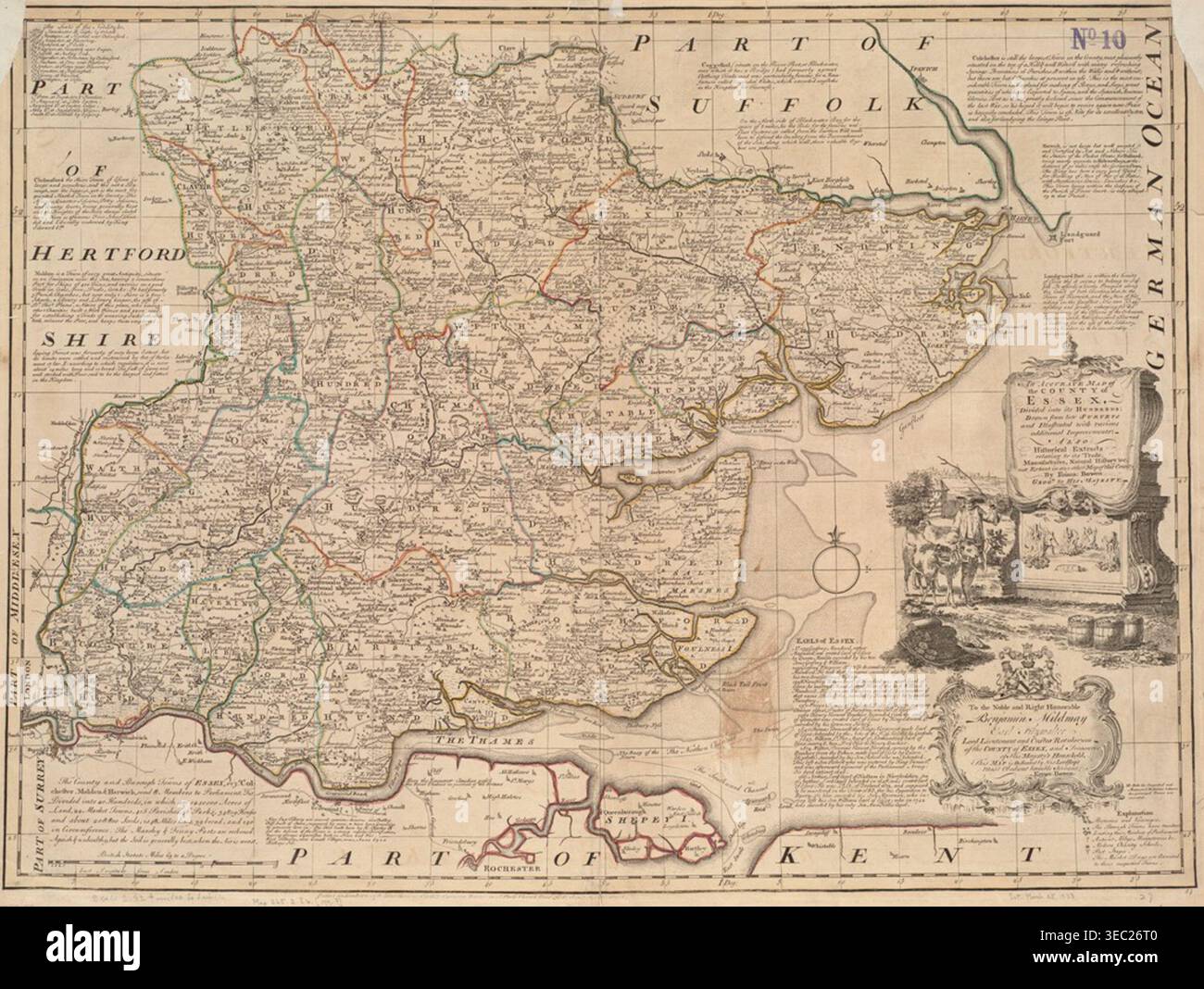 1700s map england hi-res stock photography and images - Alamy