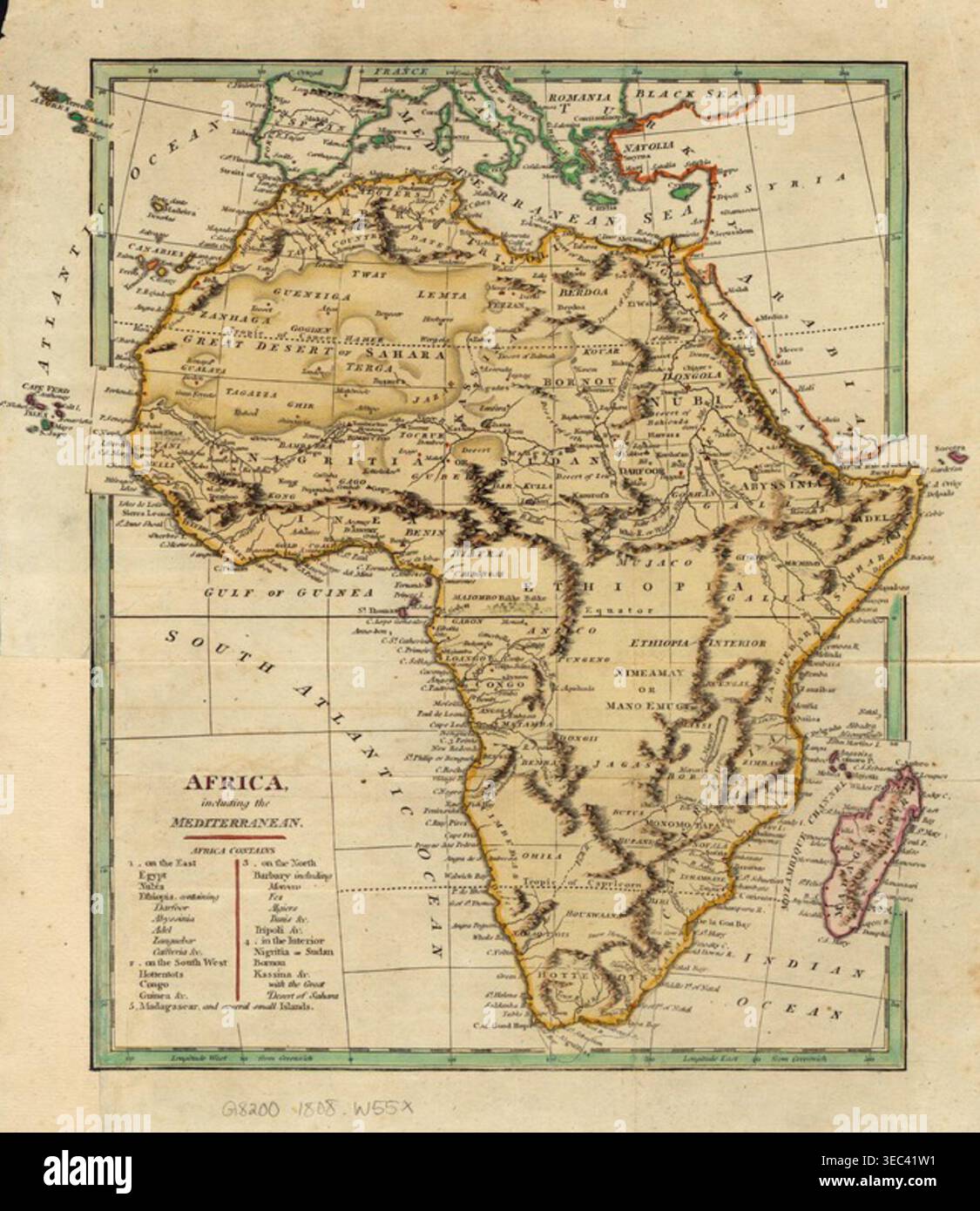 World map 1800s hi-res stock photography and images - Alamy
