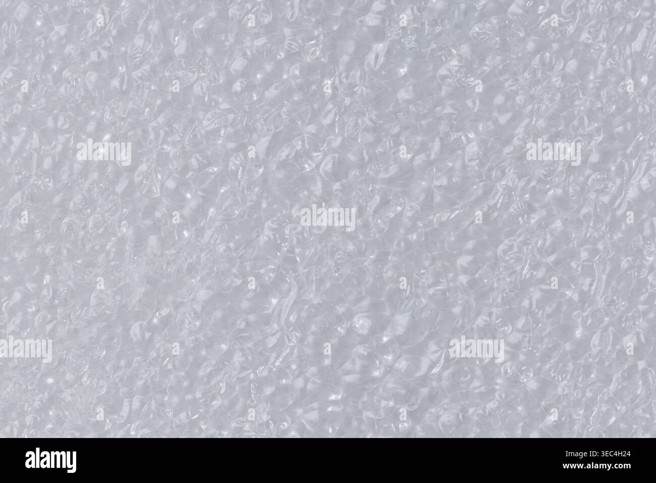 Transparent Bubble Wrap Plastic Texture Background Stock Photo