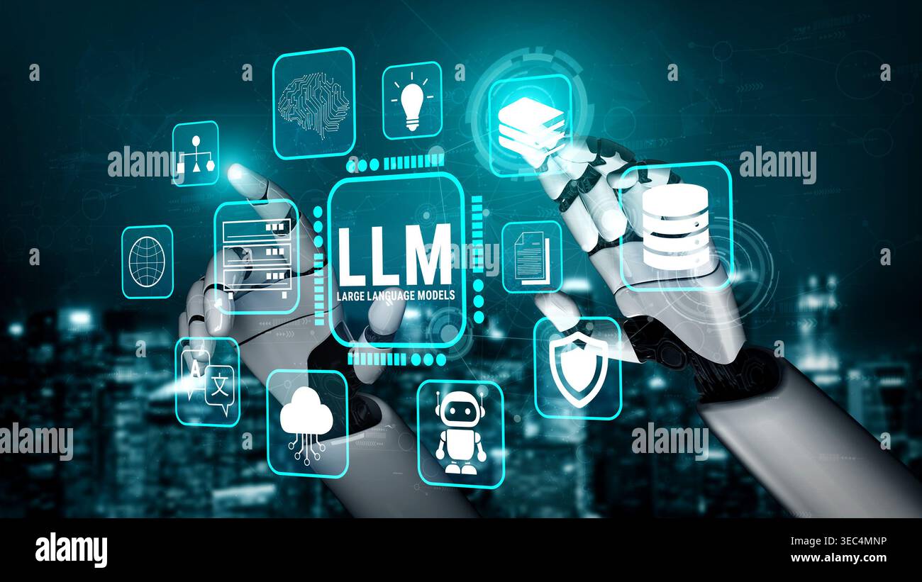 Futuristic Robotics and Artificial Intelligence Interface with Large ...