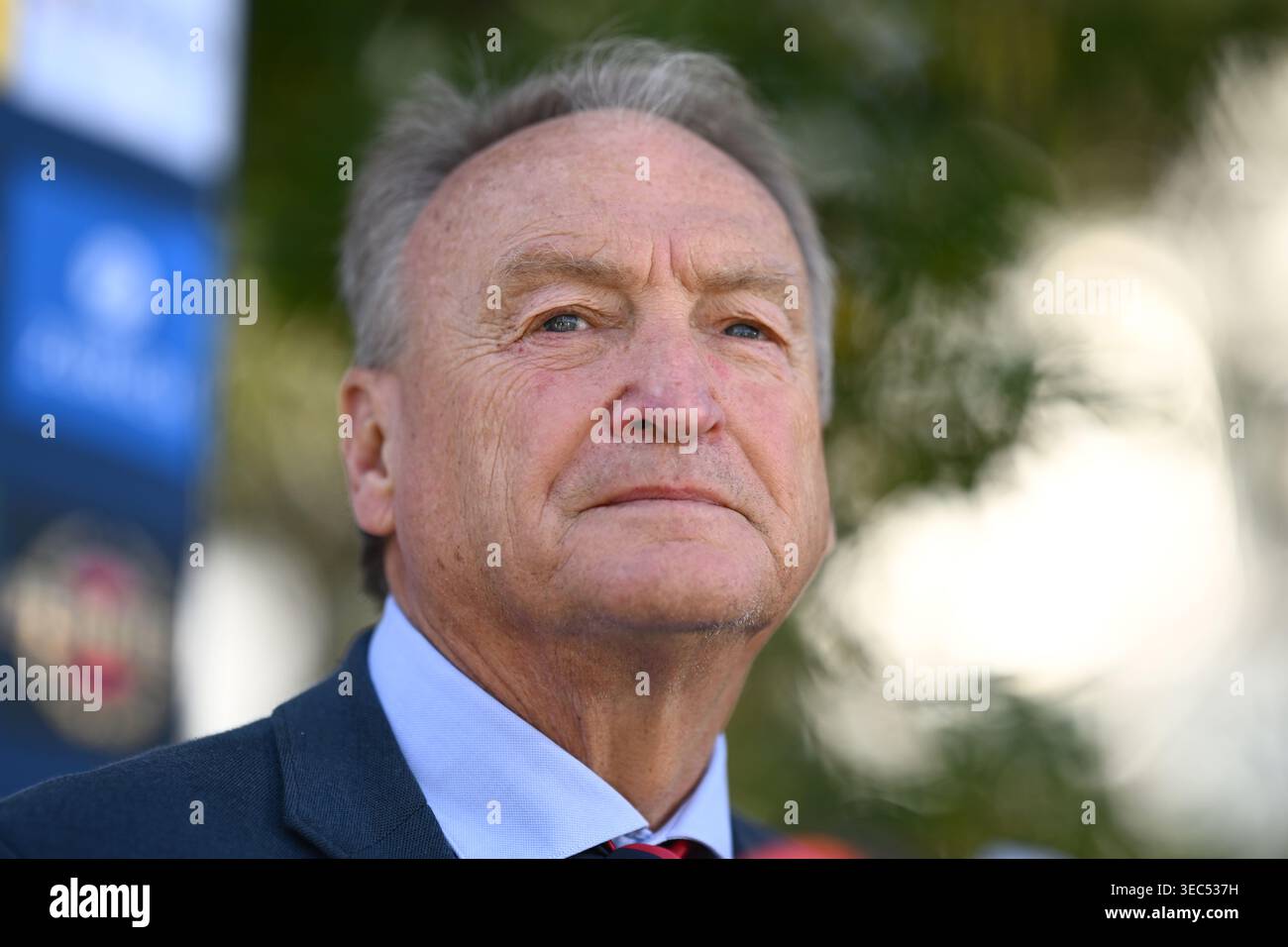 Melbourne Football Club Interim CEO Brian Cook during a press ...