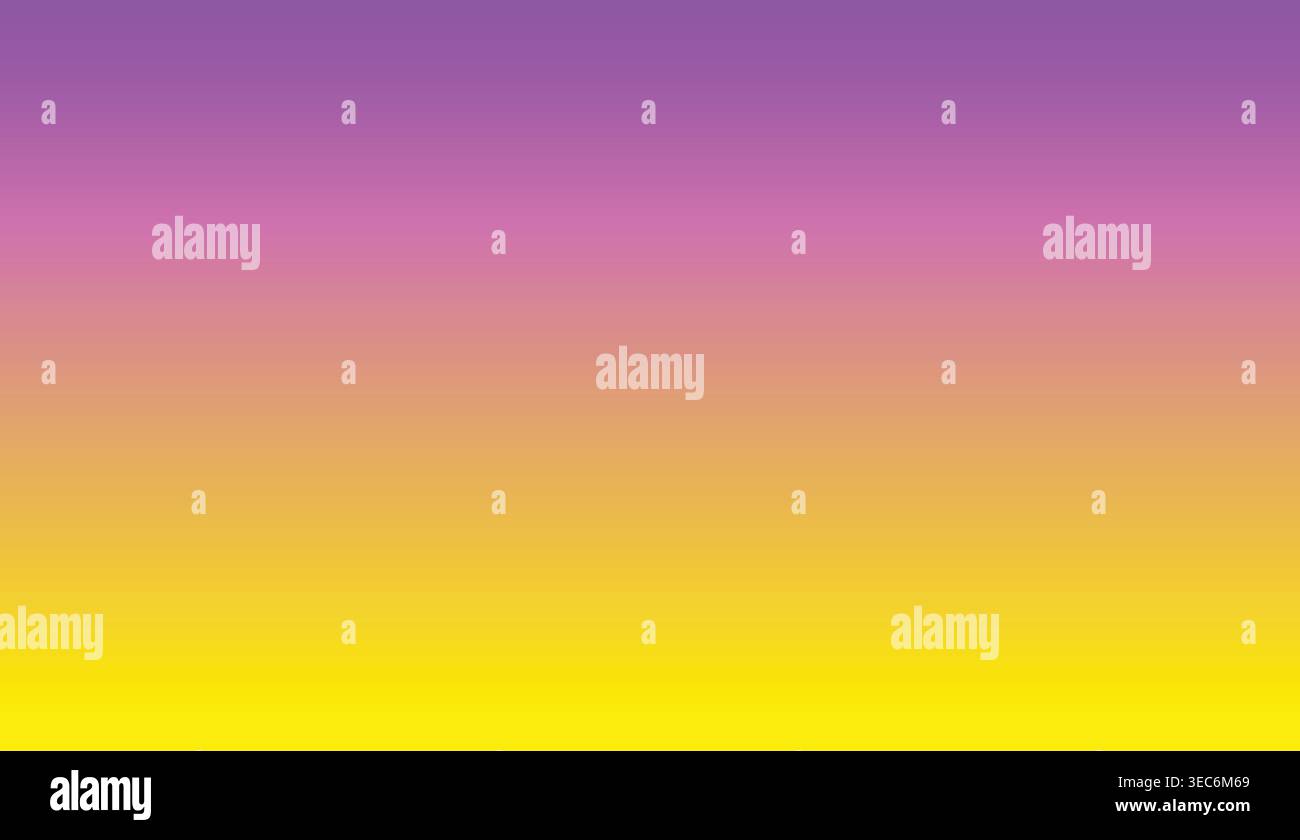 Purple Pink Orange Yellow Vertical Gradient Background Stock Vector