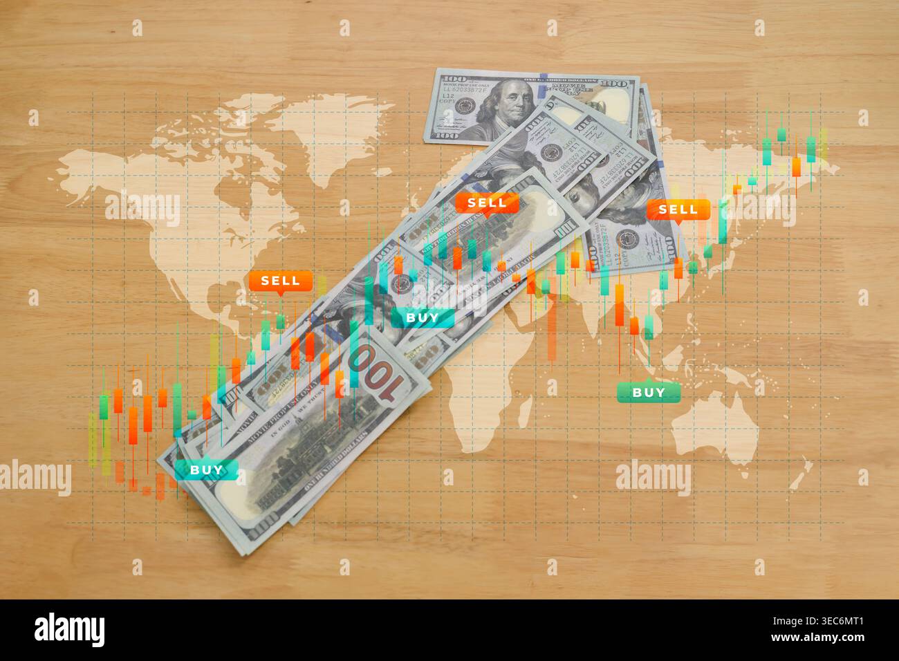 Trading Map Chart World trading map hi-res stock photography and images - Alamy