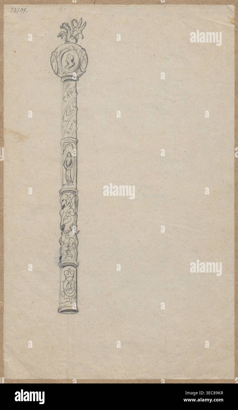 Small Mace Drawing Cylindrical mace hi-res stock photography and images - Alamy