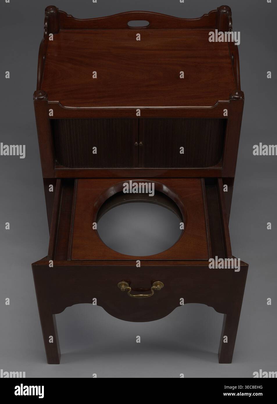 Bedside table with toilet, 4th quarter of the 18th century, England ...