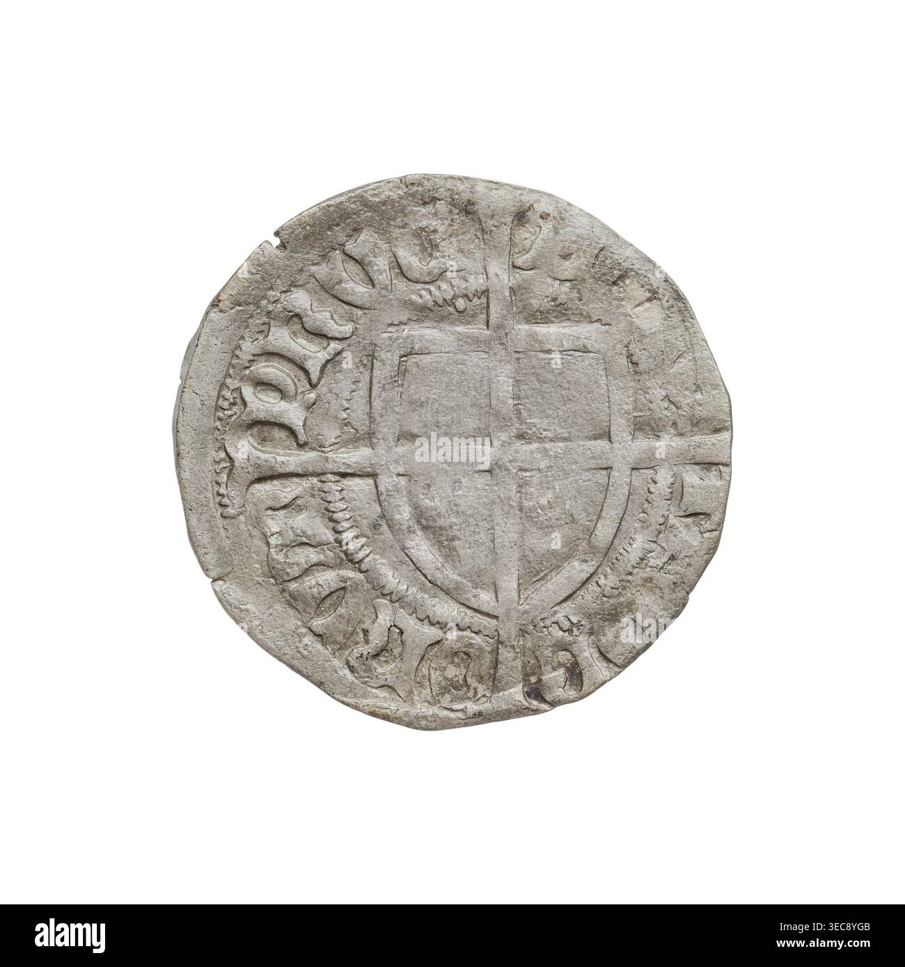 Teutonic szeląg, Paul von Russdorf (Grand Master; 1422–1441). Obverse ...