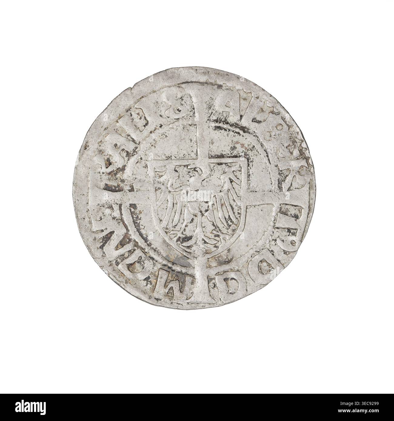Teutonic groschen, Albrecht Hohenzollern (1490–1568); publishers: Wille ...