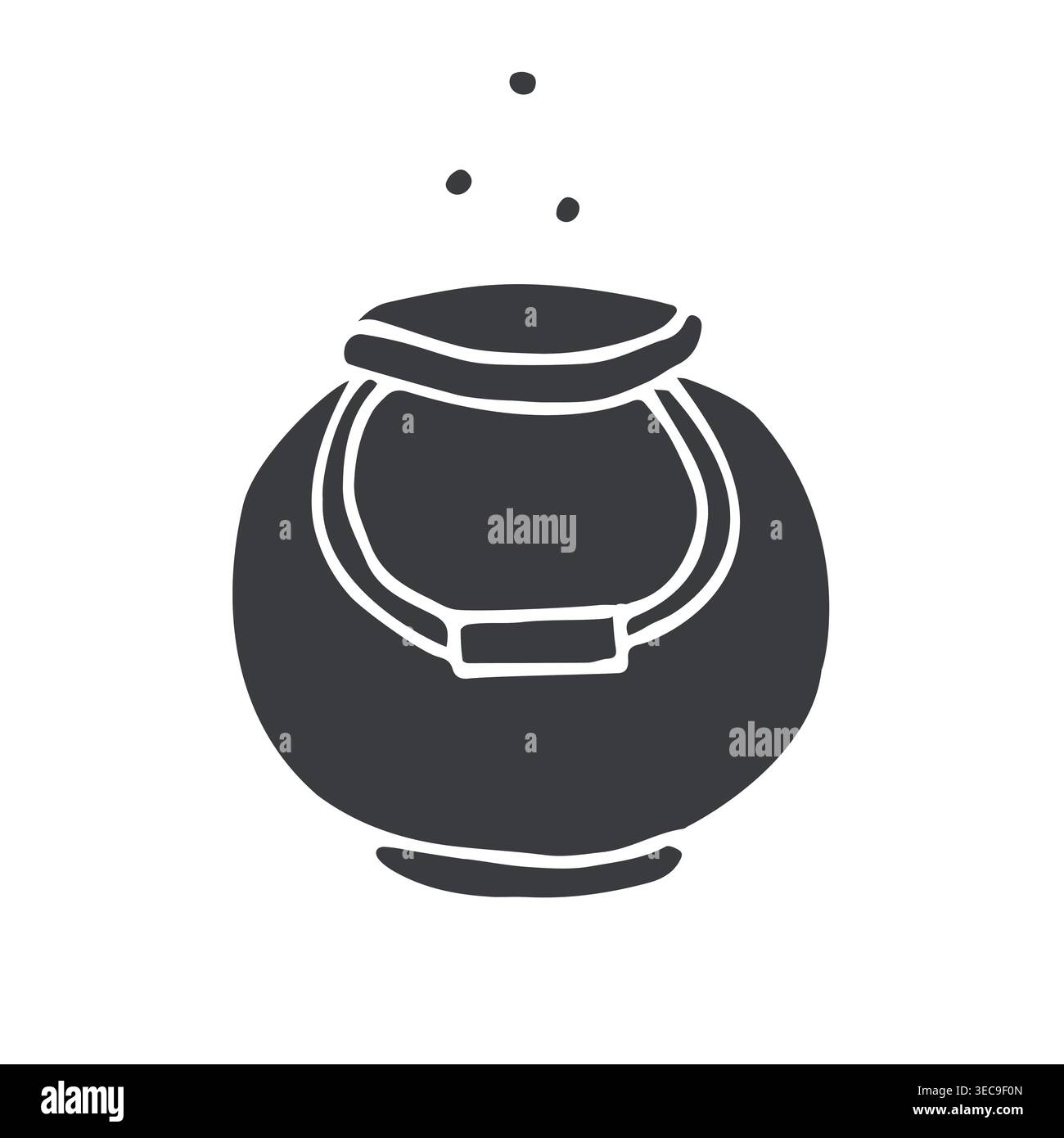 Vector hand drawn bowl Stock Vector