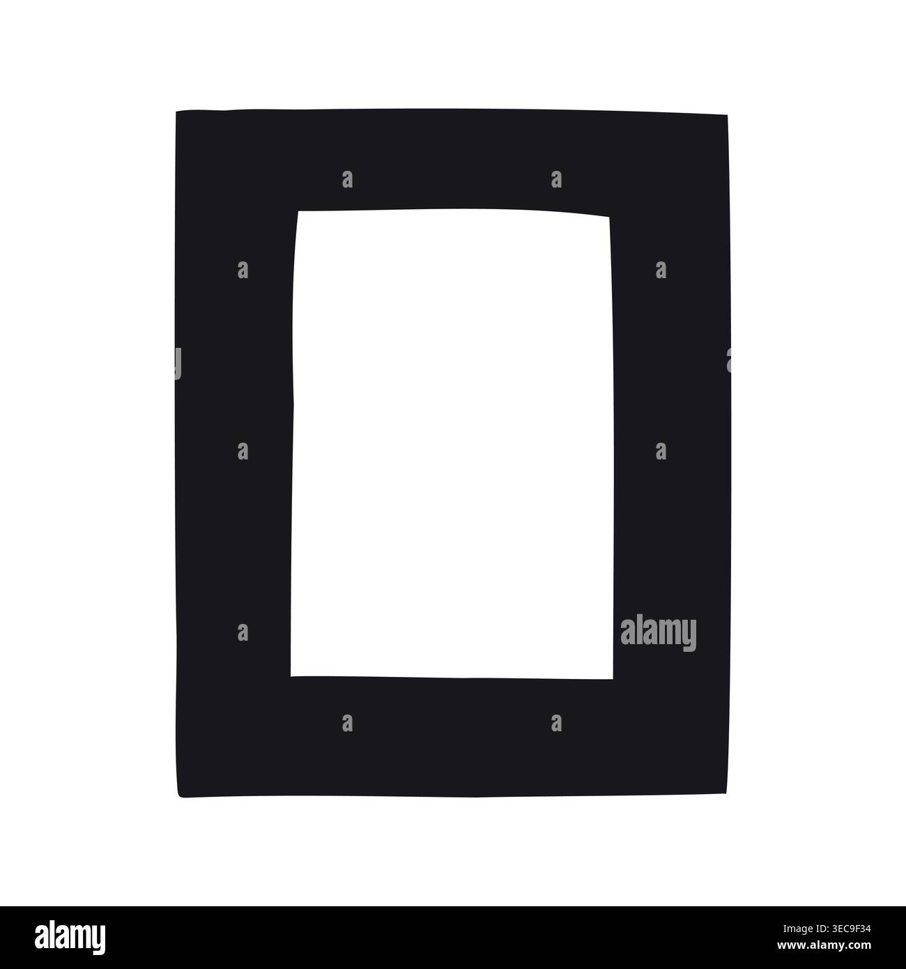 Vector hand drawn square Stock Vector