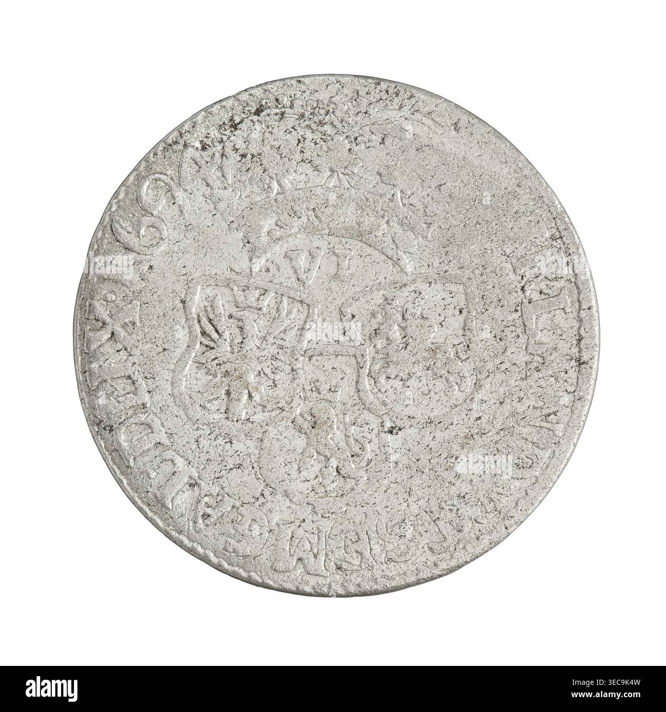 Fri Simmon Rim Obverse: In the rim a male bust in armor and a wig turned to the right ...