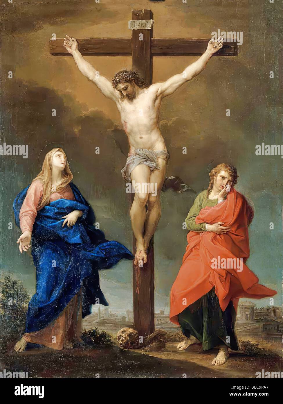 Religious Rococoo Pompeo Batoni – The Crucifixion (1762), oil on canvas. Italian Rococo ...