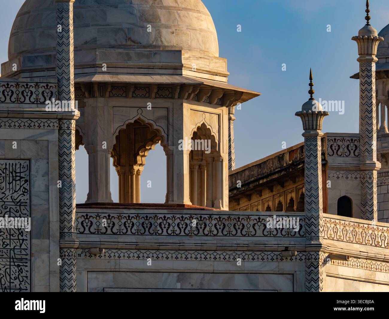 Taj Mahal, from Mehtab Bagh, an iconic wonder of the world, in Agra ...