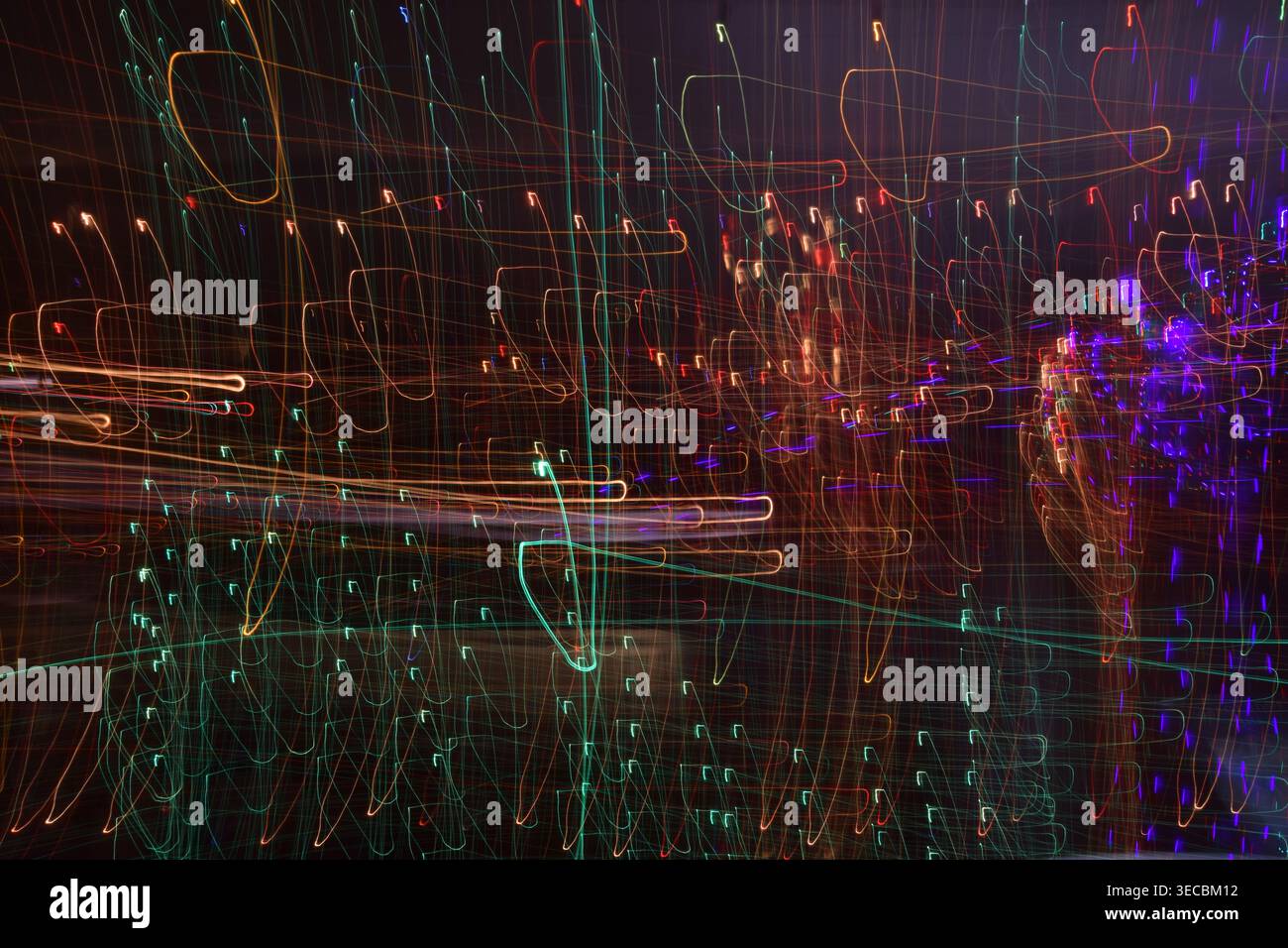 Mesmerizing Abstract Lights Stock Photo