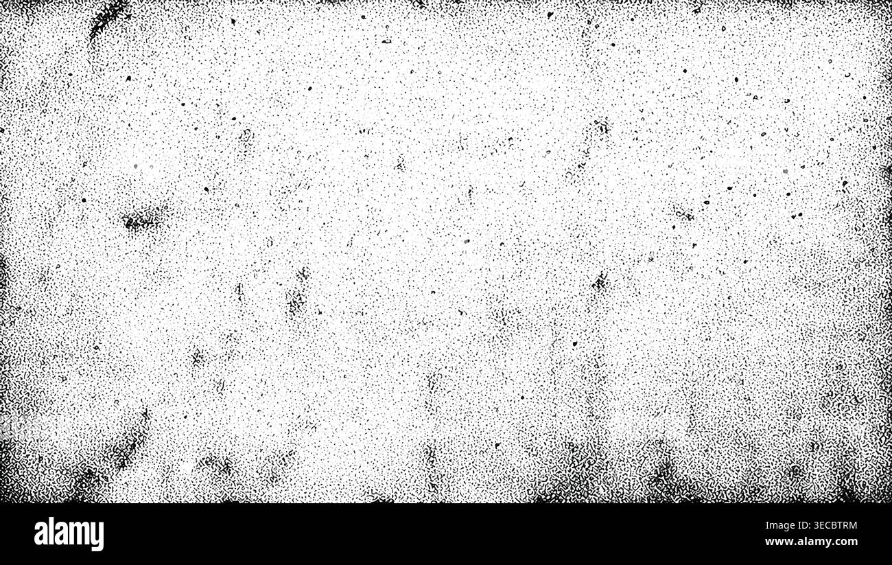 Distressed Grunge Border Texture with Black Speckled Frame Background Stock Vector