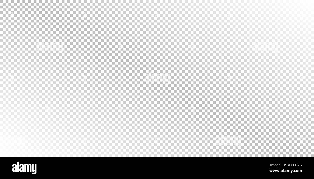 White gradient backdrop on transparency grid. Abstract vector background. Graphic element suitable for design or digital art. Stock Vector