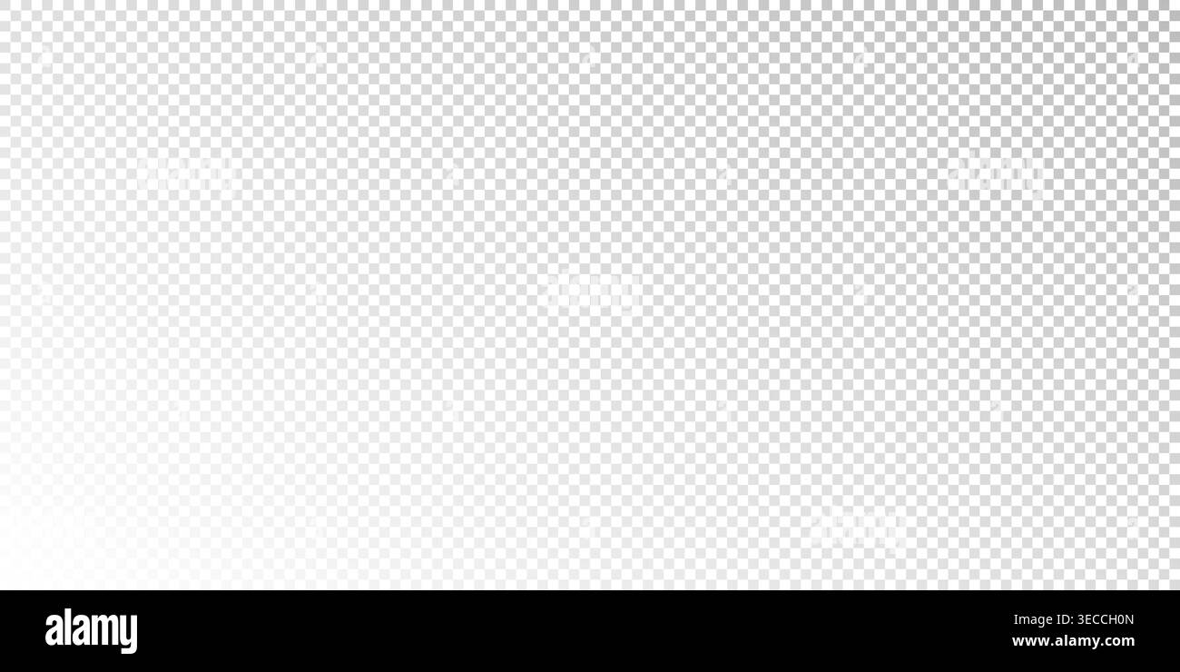 White gradient backdrop on transparency grid. Abstract vector background. Graphic element suitable for design or digital art. Stock Vector