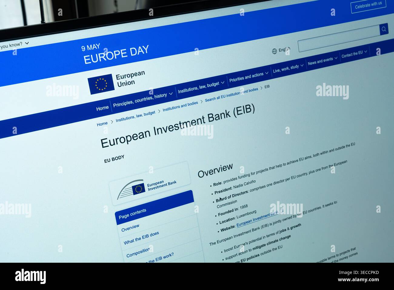 Eib symbol hi-res stock photography and images - Alamy