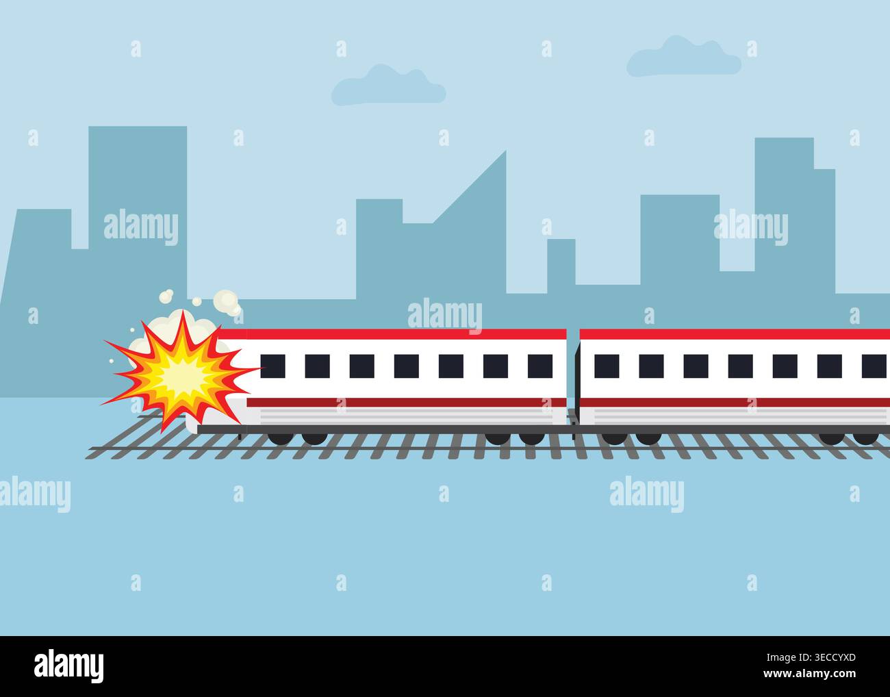 Train service disruption Stock Vector Images - Alamy