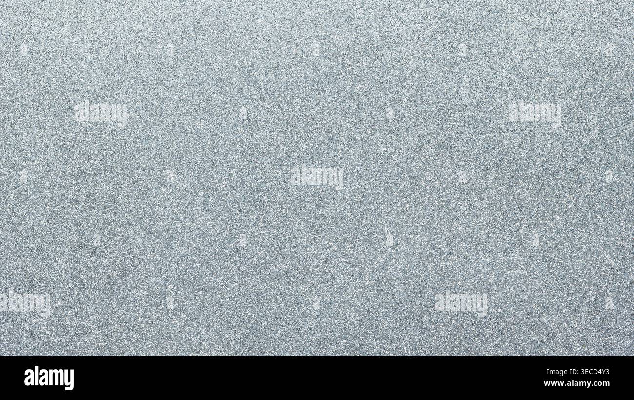 Light gray textured glitter background with fine grain pattern for minimalist design Stock Photo