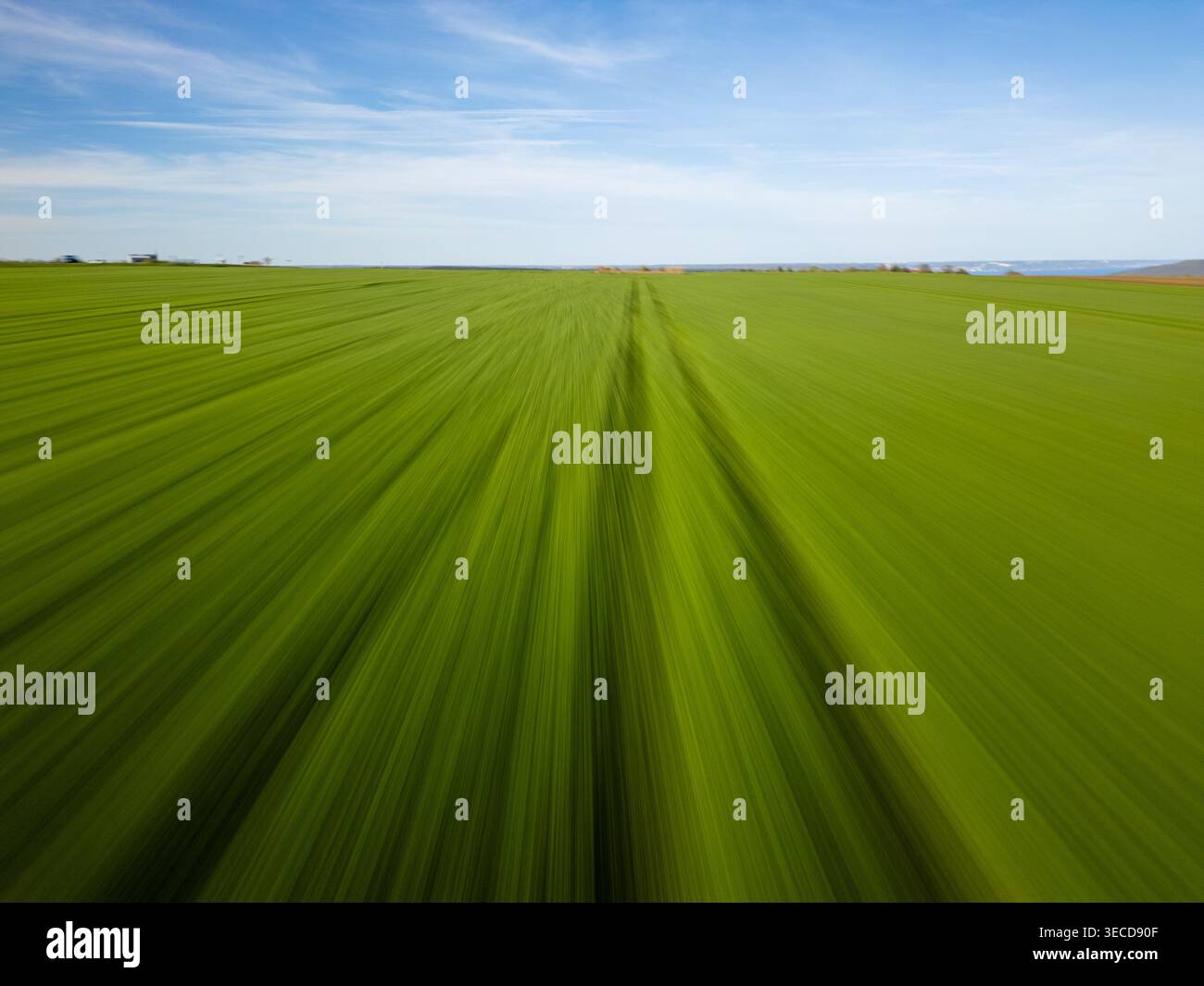 Drone perspective flying over lush hi-res stock photography and images ...