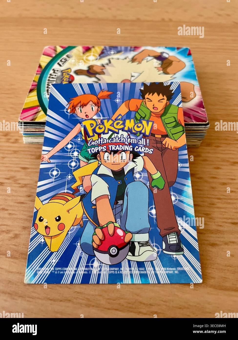 Vintage 1999 Topps Pokmon trading cards from "The First Movie" series  Stock Photo - Alamy