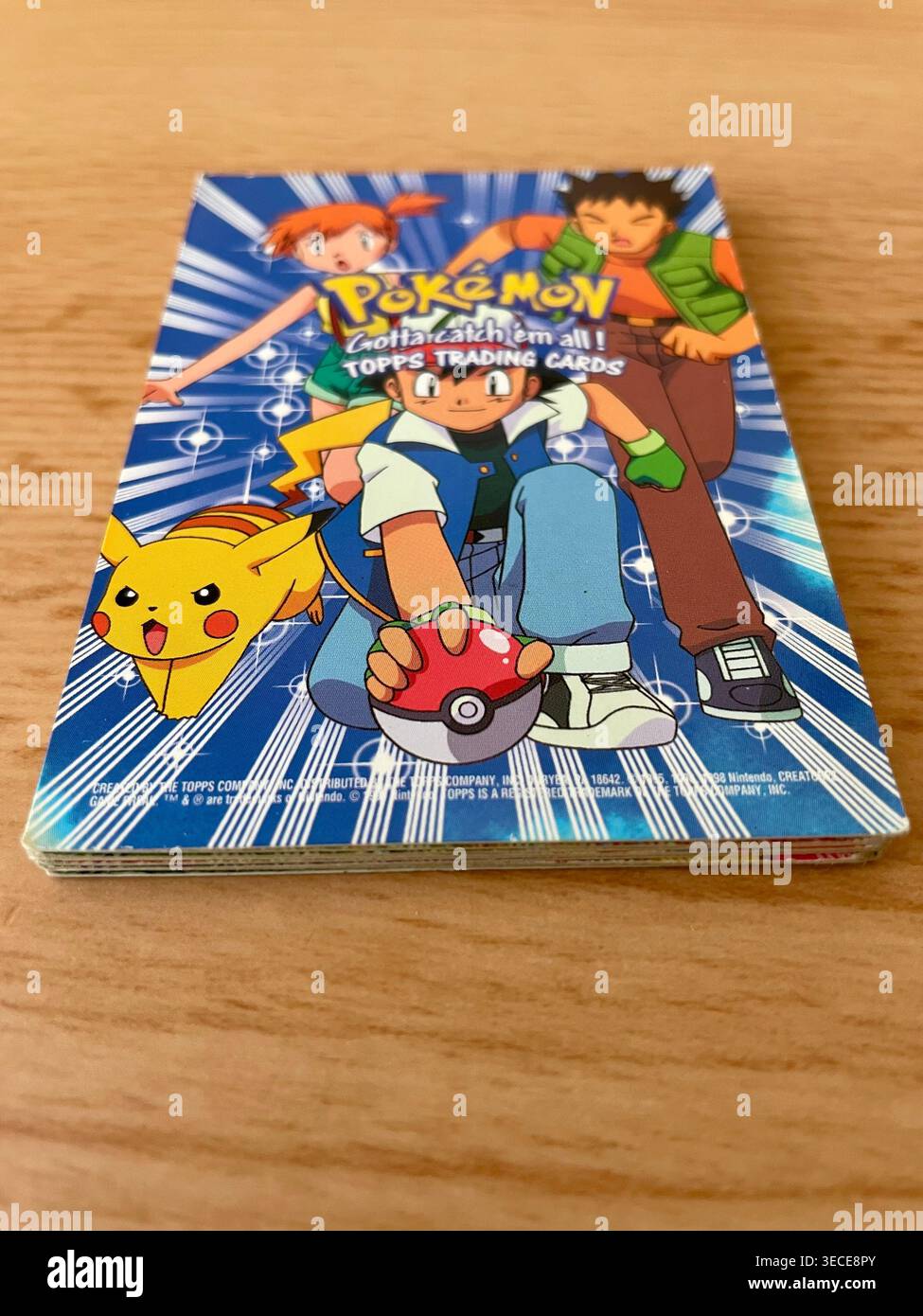 Vintage 1999 Topps Pokmon trading cards from "The First Movie" series  Stock Photo - Alamy