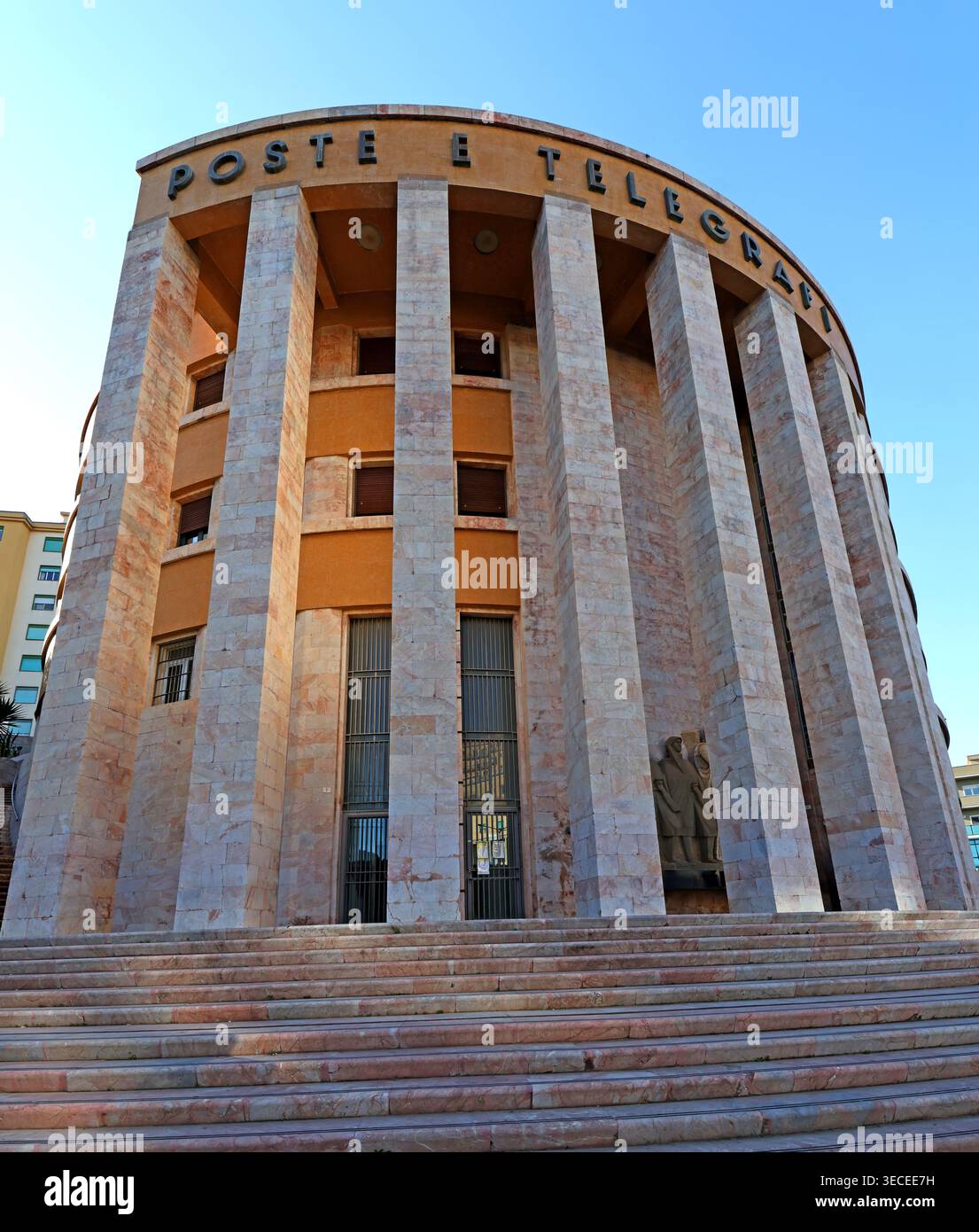 Palazzo delle Poste e Telegrafi - Agrigento, Sicily, Agrigento, Sicily, Italy. Stock Photo