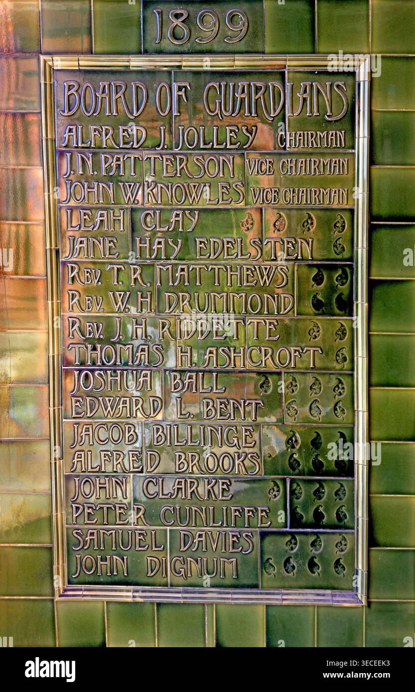 Kendric Ward green memorial, United Kingdom. Stock Photo