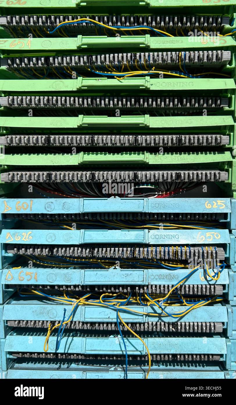 Open circuit board Stock Photo