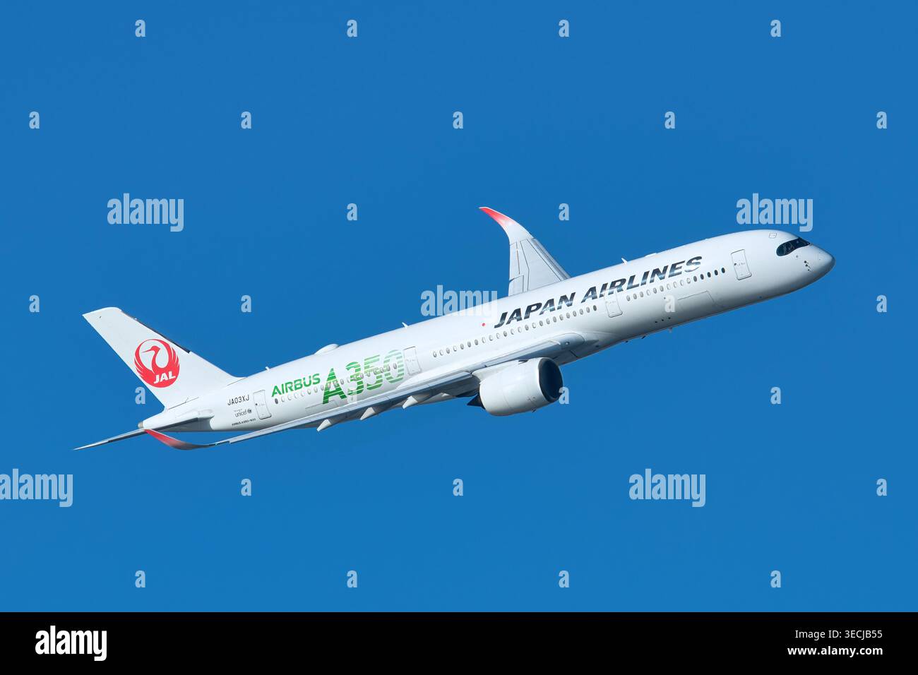 Japan airlines a350 900 hi-res stock photography and images - Alamy