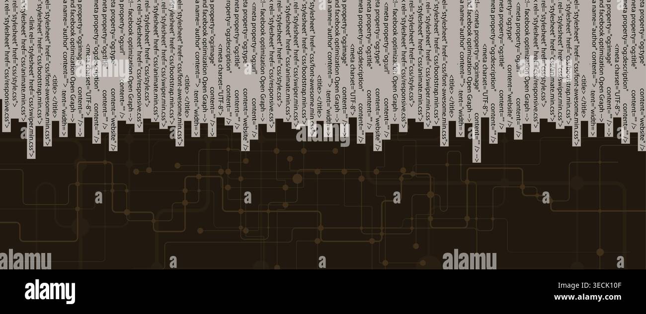 Cybersecurity data protection blocks hacker inside compromised network security Stock Vector