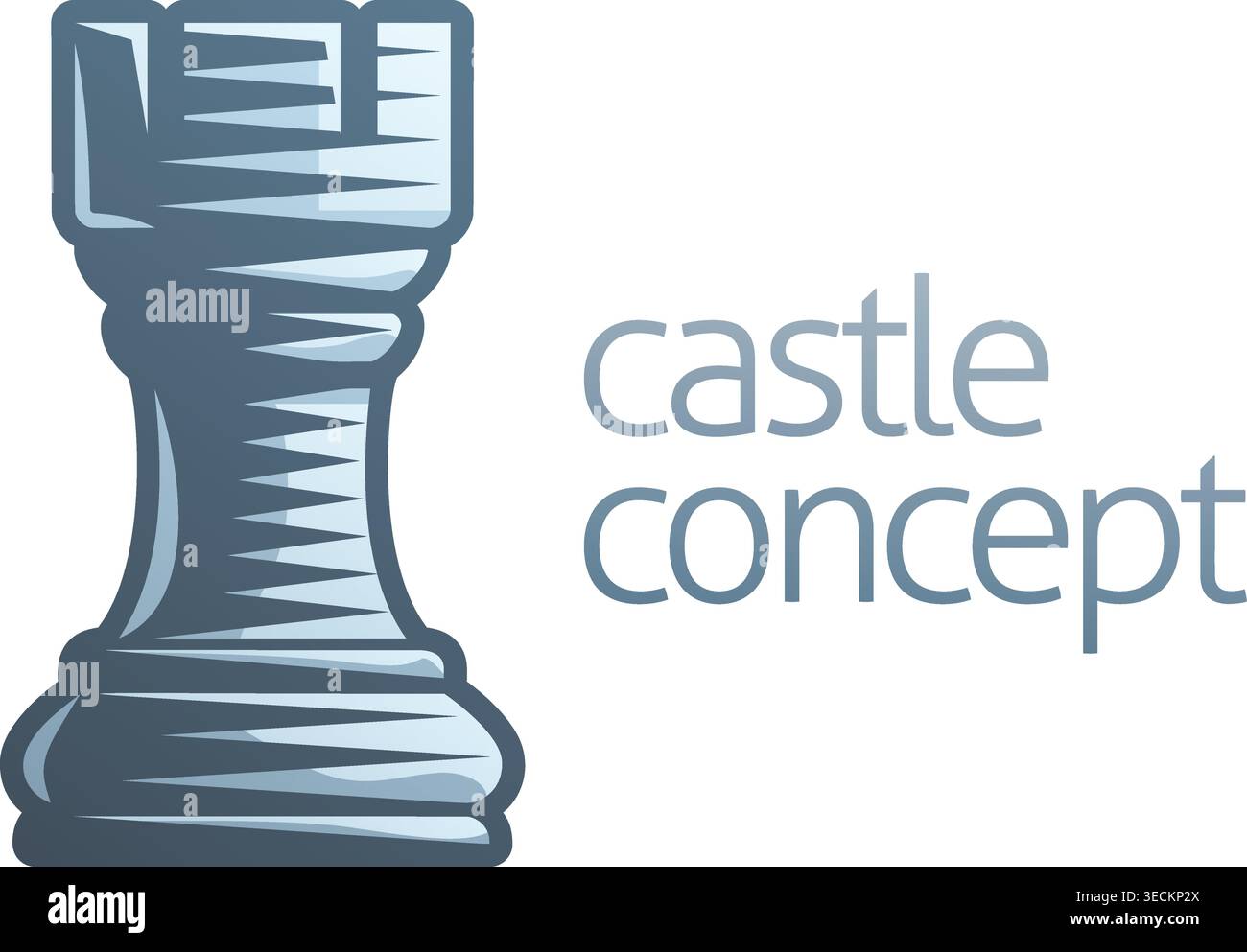 Rook chess piece cartoon illustration hi-res stock photography and ...