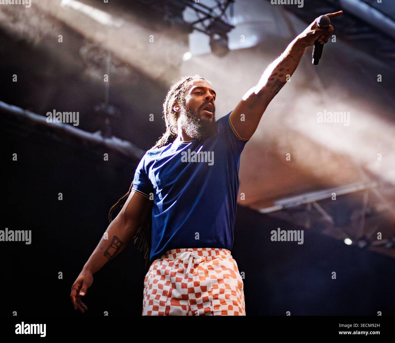 Example Uk Singer Singer Bob Vylan Live at the Alexandra Palace in London, UK on 28 May ...