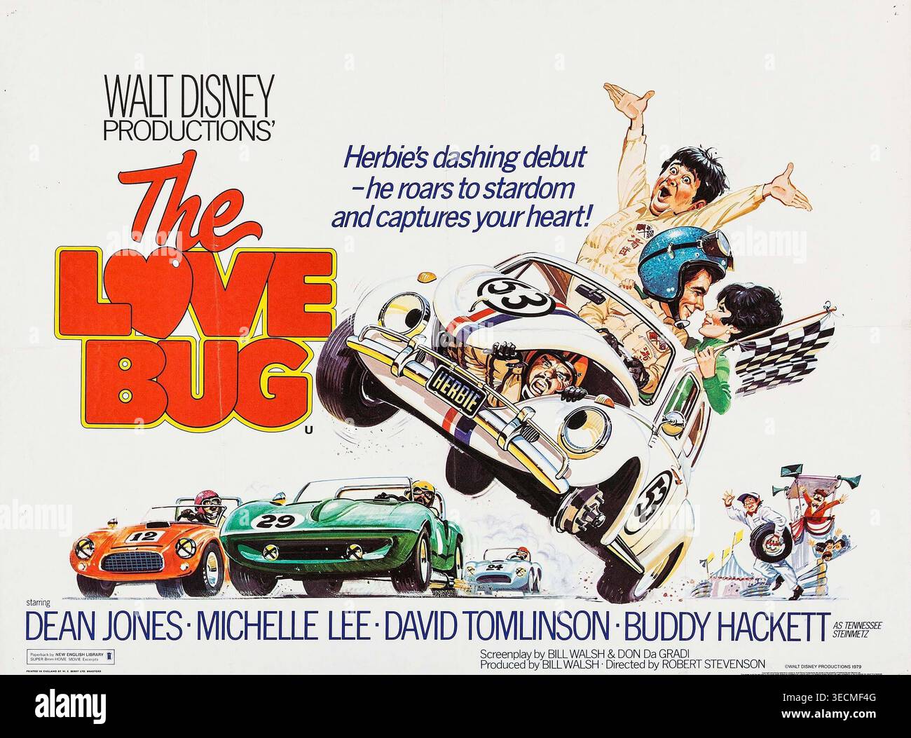 Poster the love bug 1968 hi-res stock photography and images - Alamy