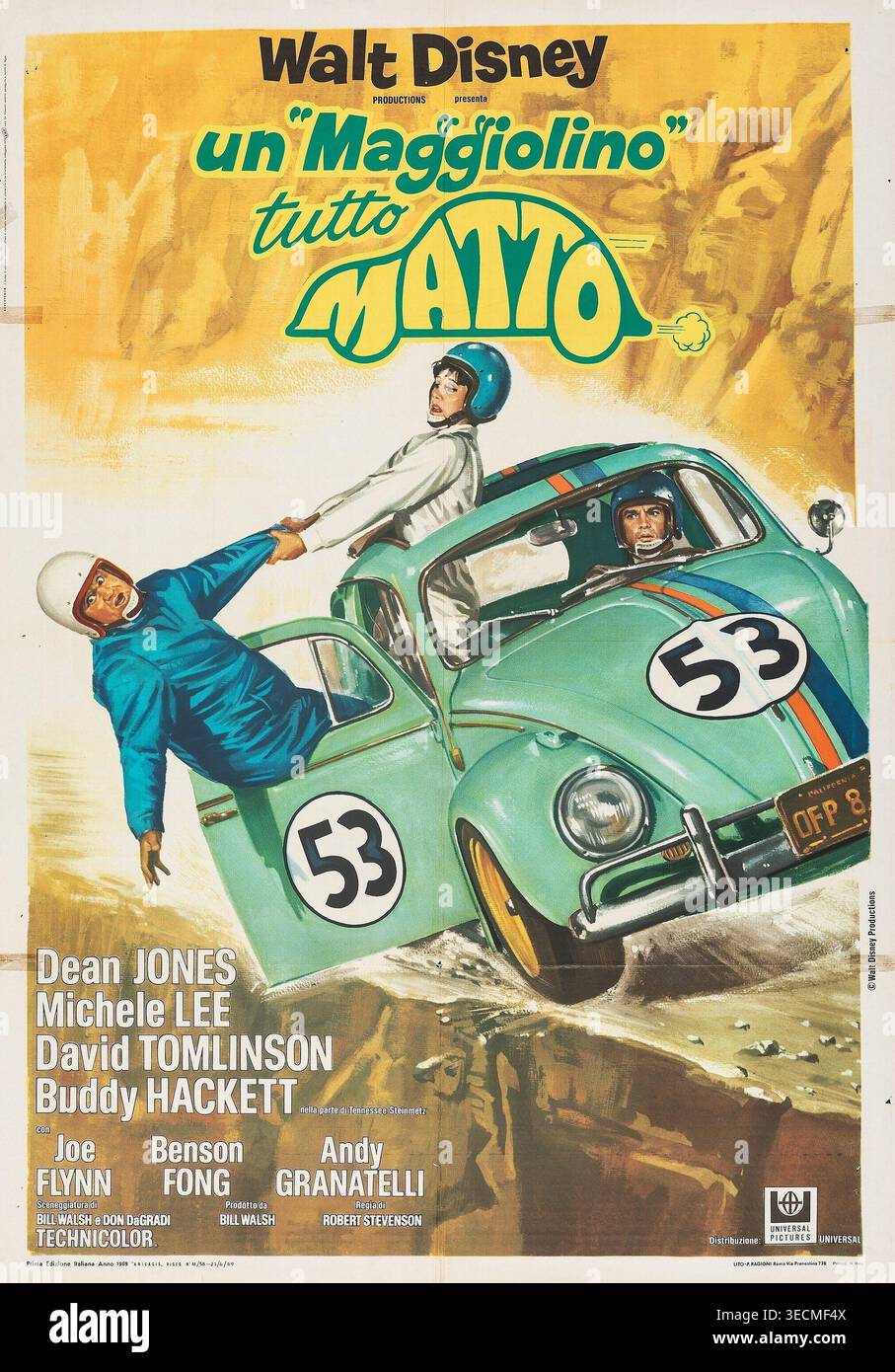 Poster the love bug 1968 hi-res stock photography and images - Alamy