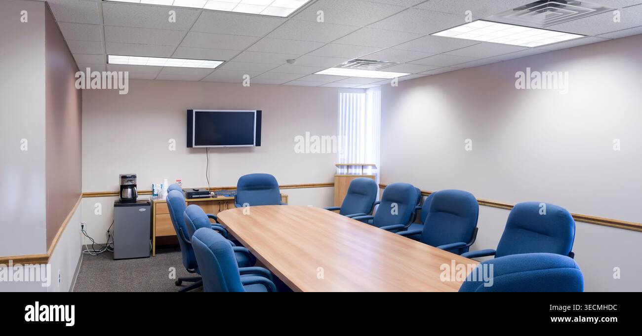 Corporate office conference room, Philadelphia, Pennsylvania USA Stock Photo