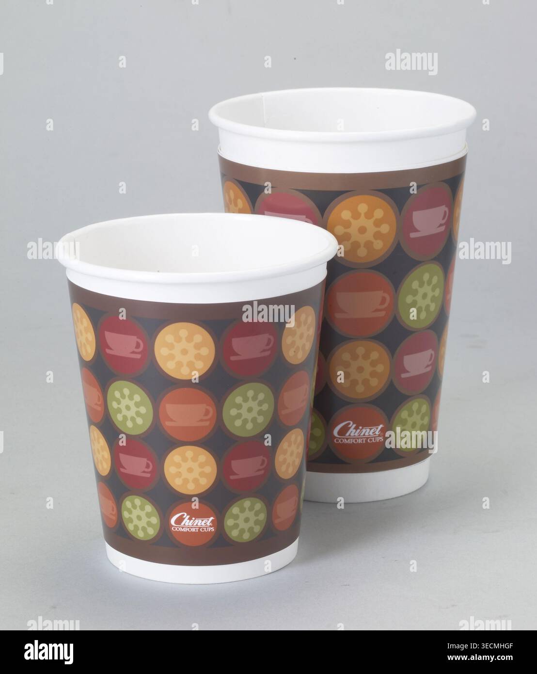 Disposable paper coffee cup Stock Photo