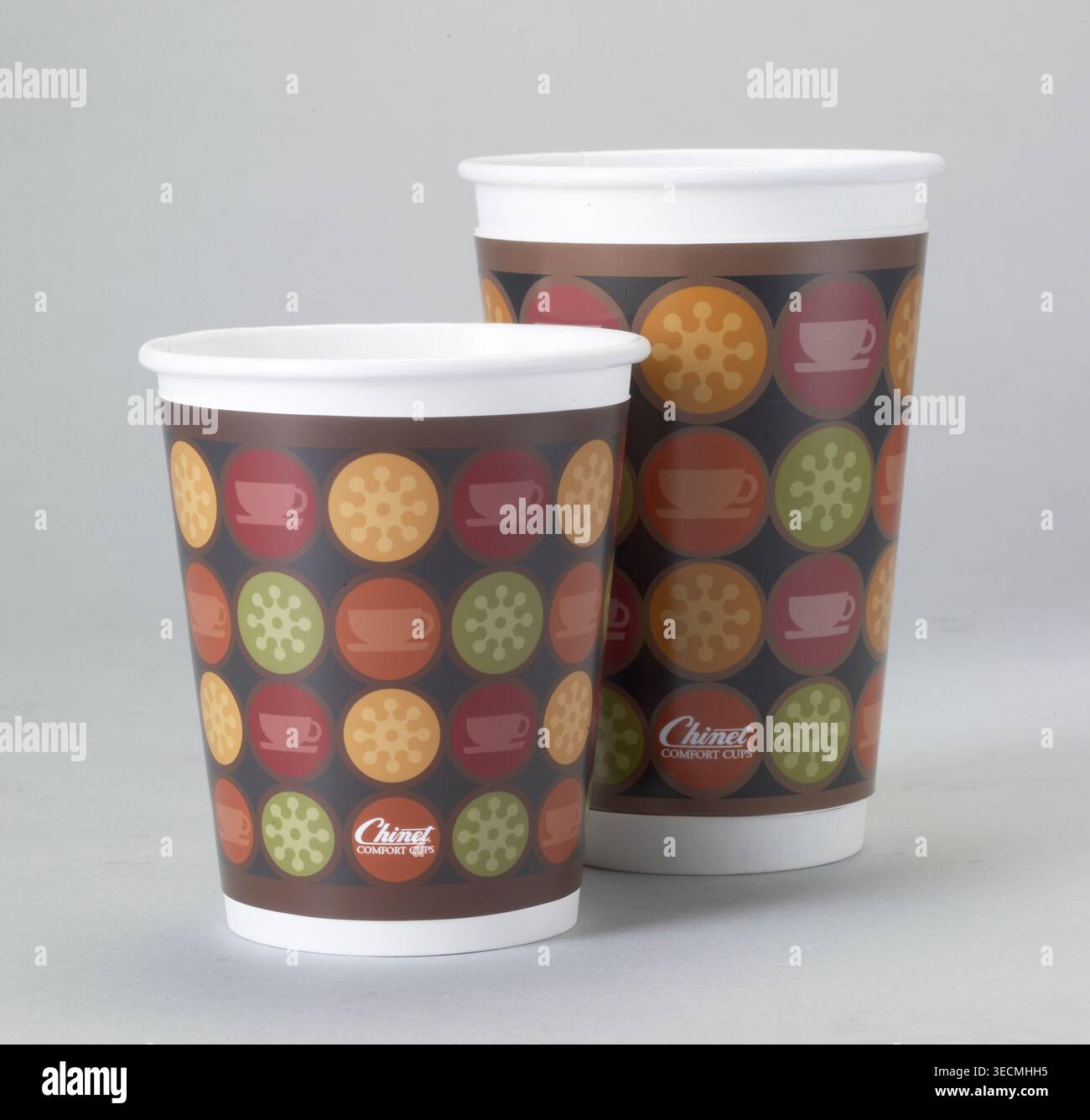 Disposable paper coffee cup Stock Photo