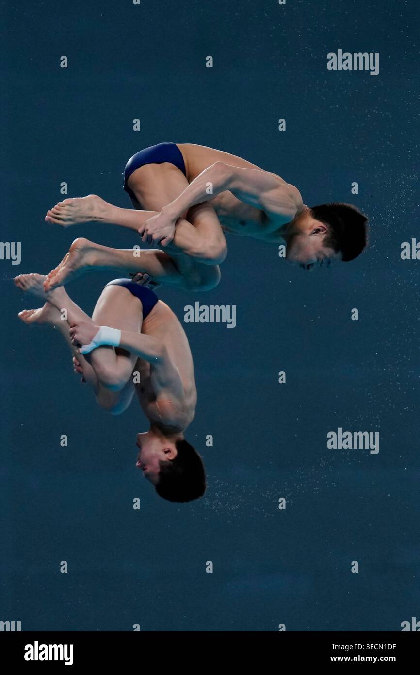 Beijing, China. 1st May,2026. Renjie Zhao and Zhihao Yang of China ...