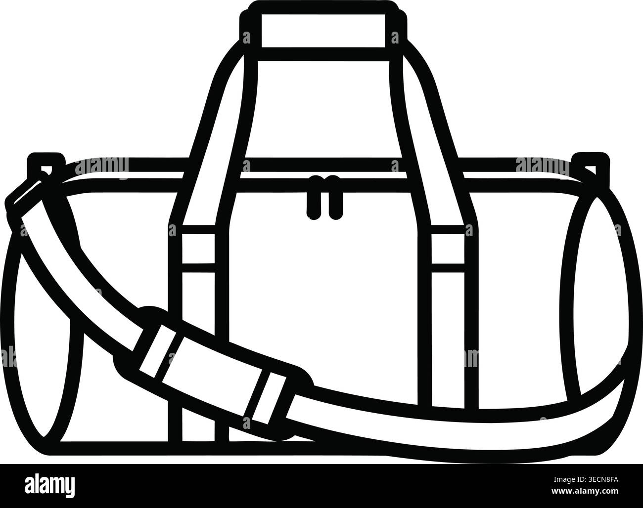 Black foldable baby stroller vector illustration Stock Vector