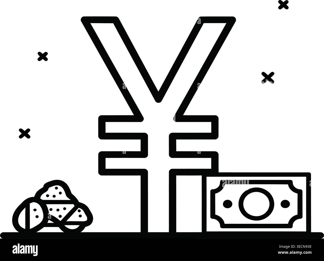 Vector set of simple robot characters illustration Stock Vector