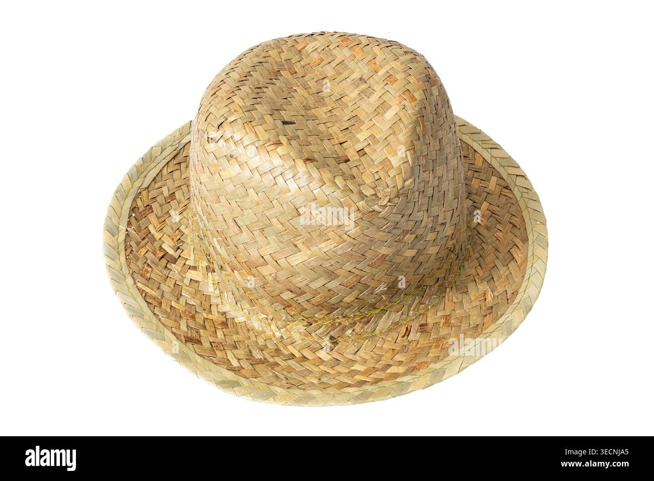 straw hat isolated on white background Stock Photo