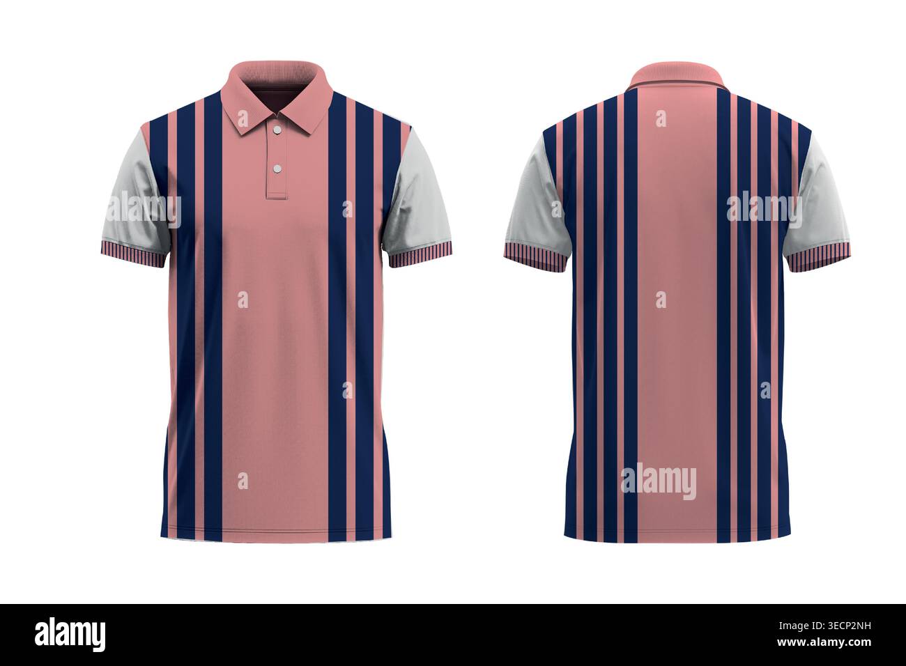 Premium Polo T-Shirt Mockup Stock Vector