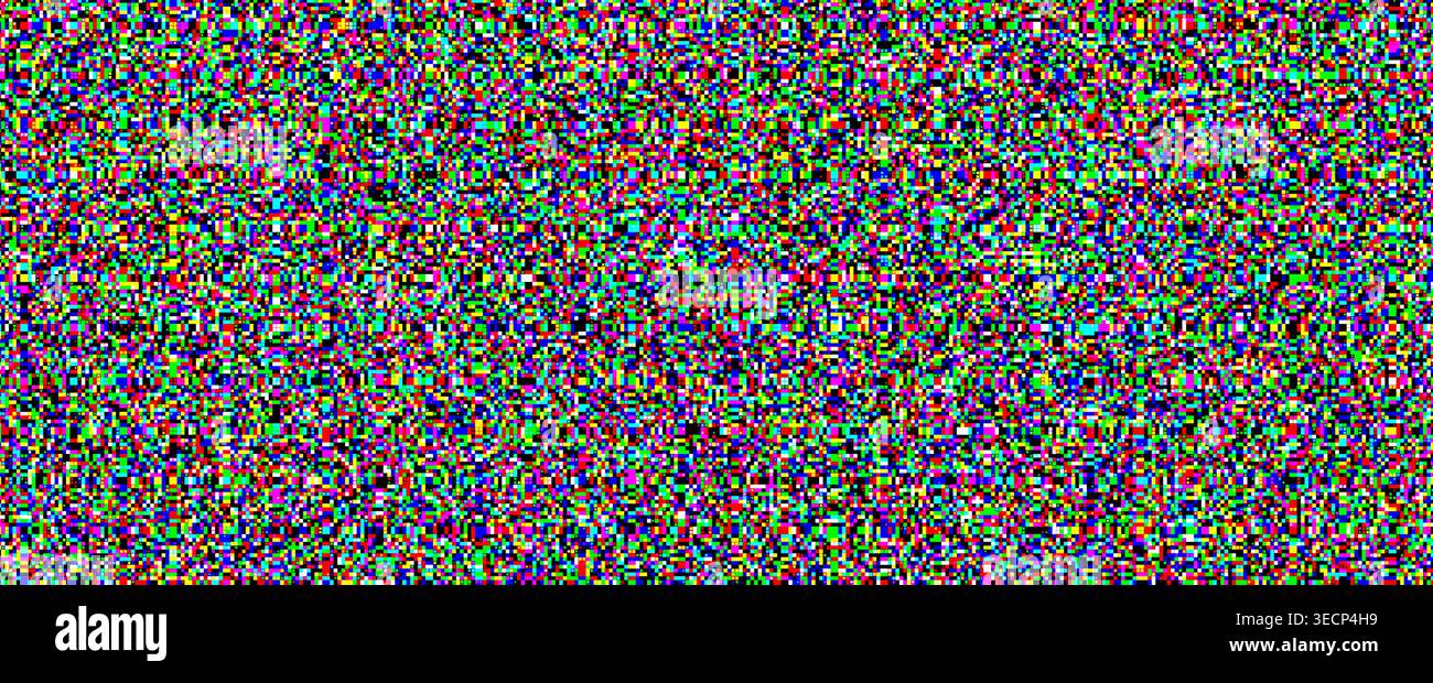 Screen tv line with noise glitch background and pixel texture camera ...
