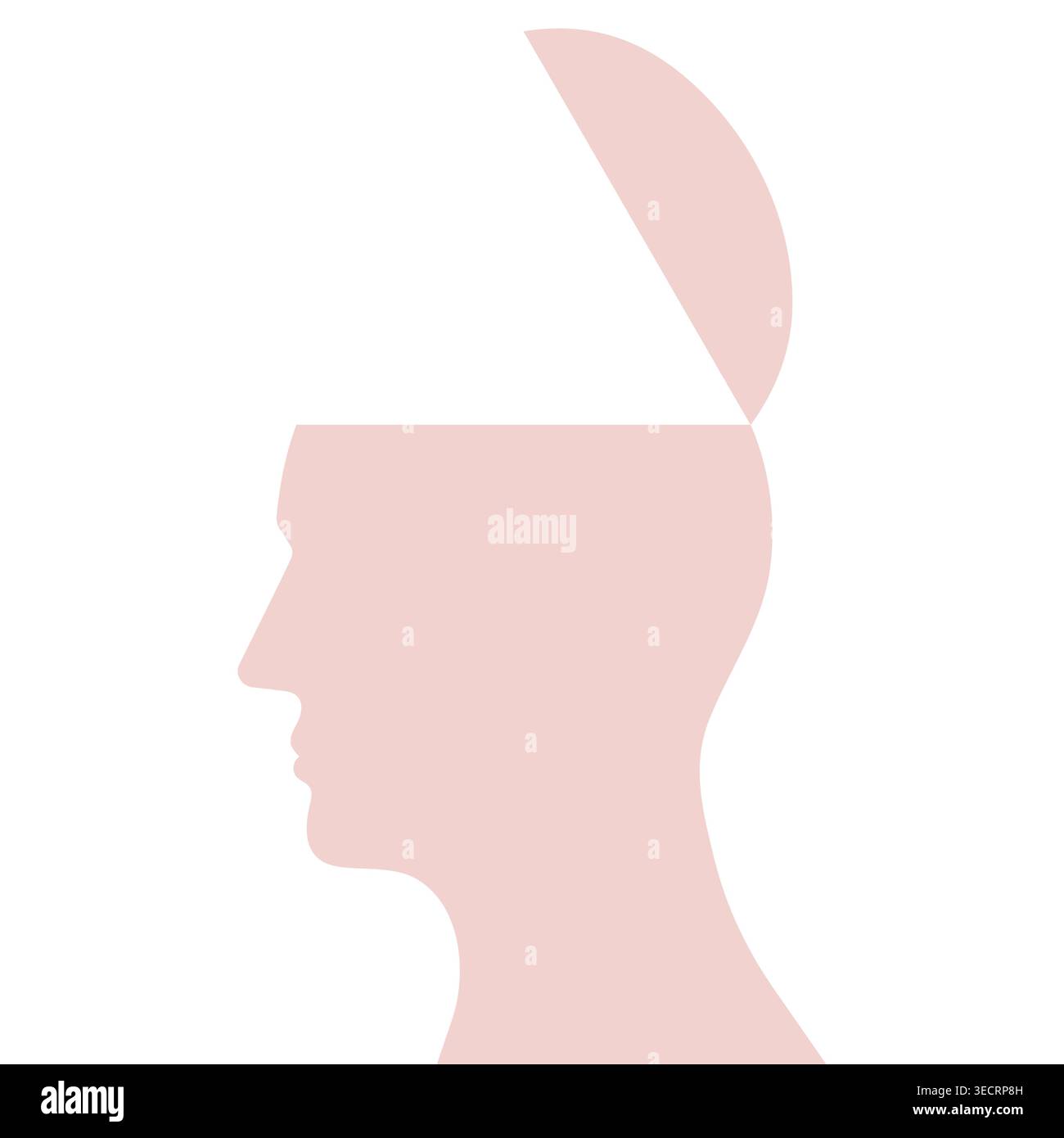 Human Head. Human Avatar. Vector Illustration. Stock Vector