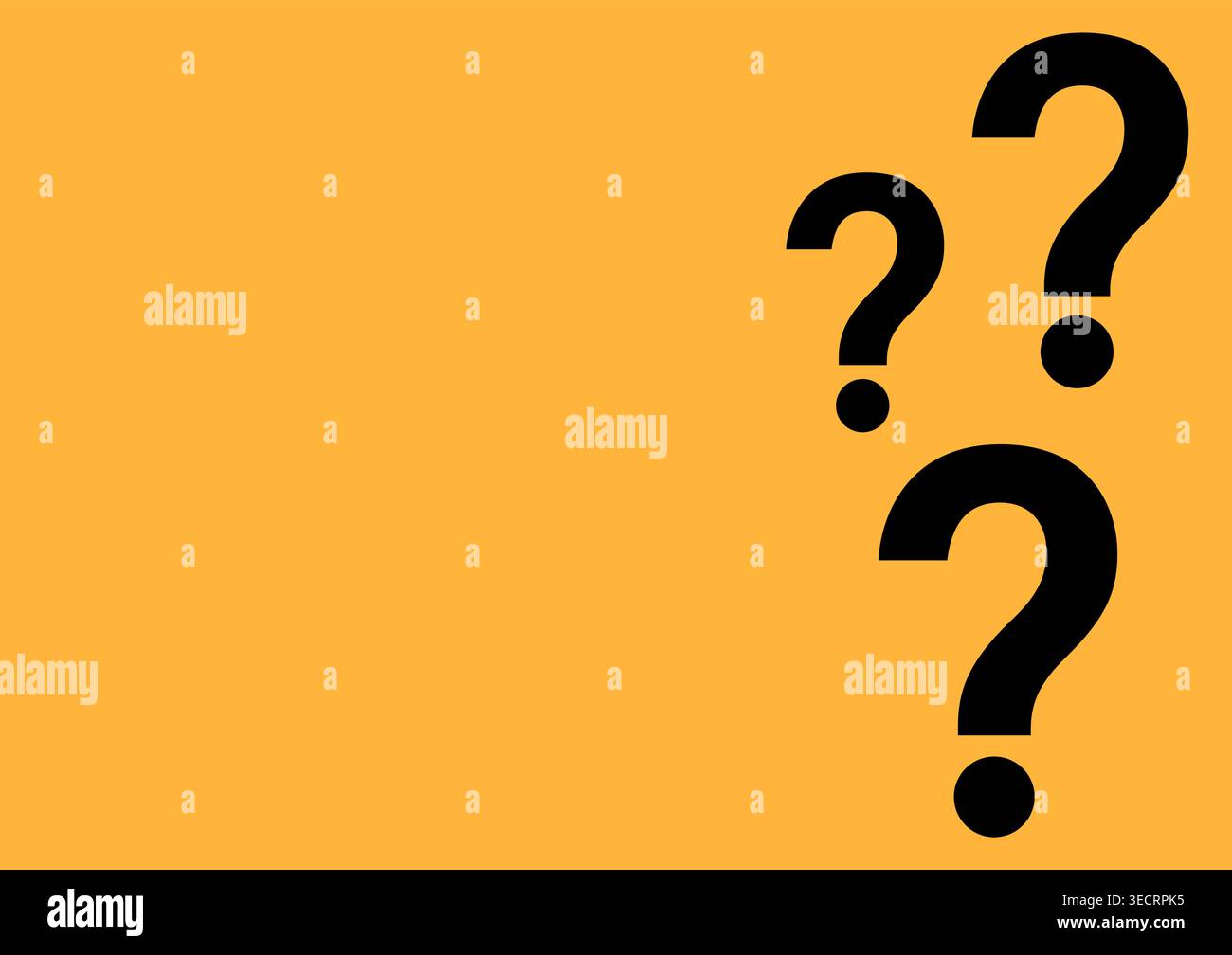 Question Mark. Question and Answer Concept. Vector Illustration. Stock Vector
