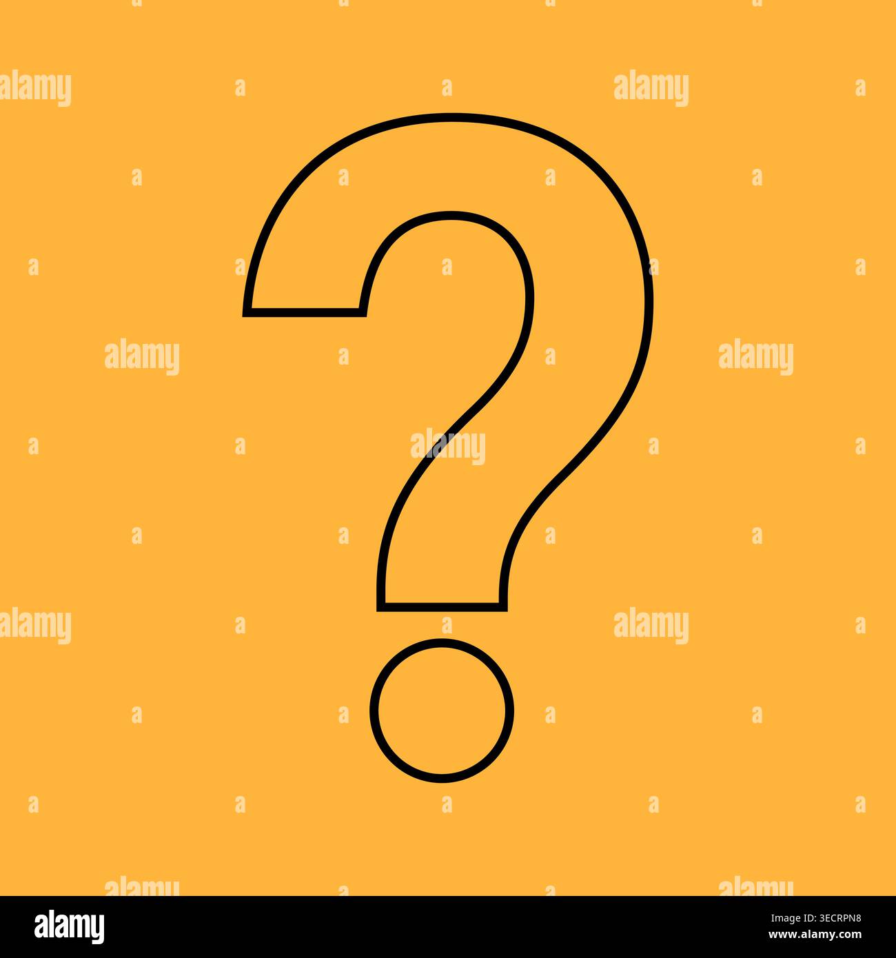 Question Mark. Question and Answer Concept. Vector Illustration. Stock Vector