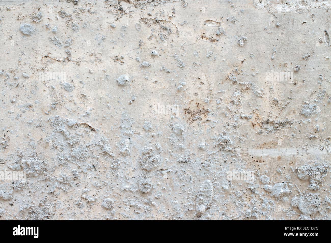 Rustic weathered cracked old  painted concrete wall macro Stock Photo
