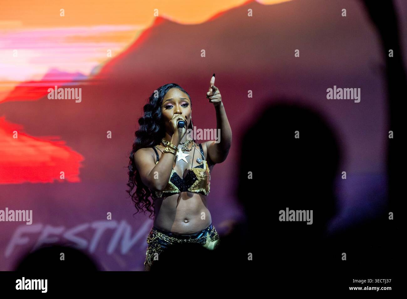 Rwanda, on August 2, 2025. Nigerian singer Ayra Starr performs at ...