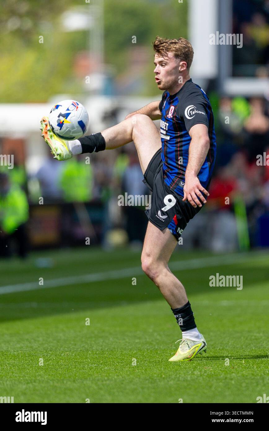 Stock Cae Ras 2nd May 2026; Stok Cae Ras, Racecourse Ground, Wrexham, Wales; EFL ...